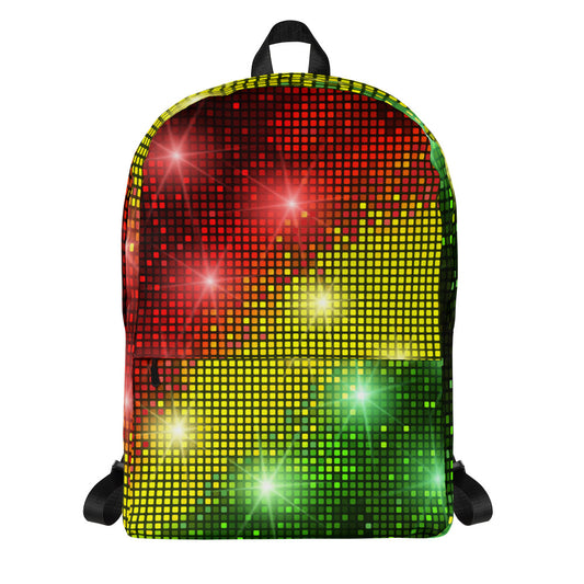 Unisex Multicoloured Sparkling Jewel Backpack