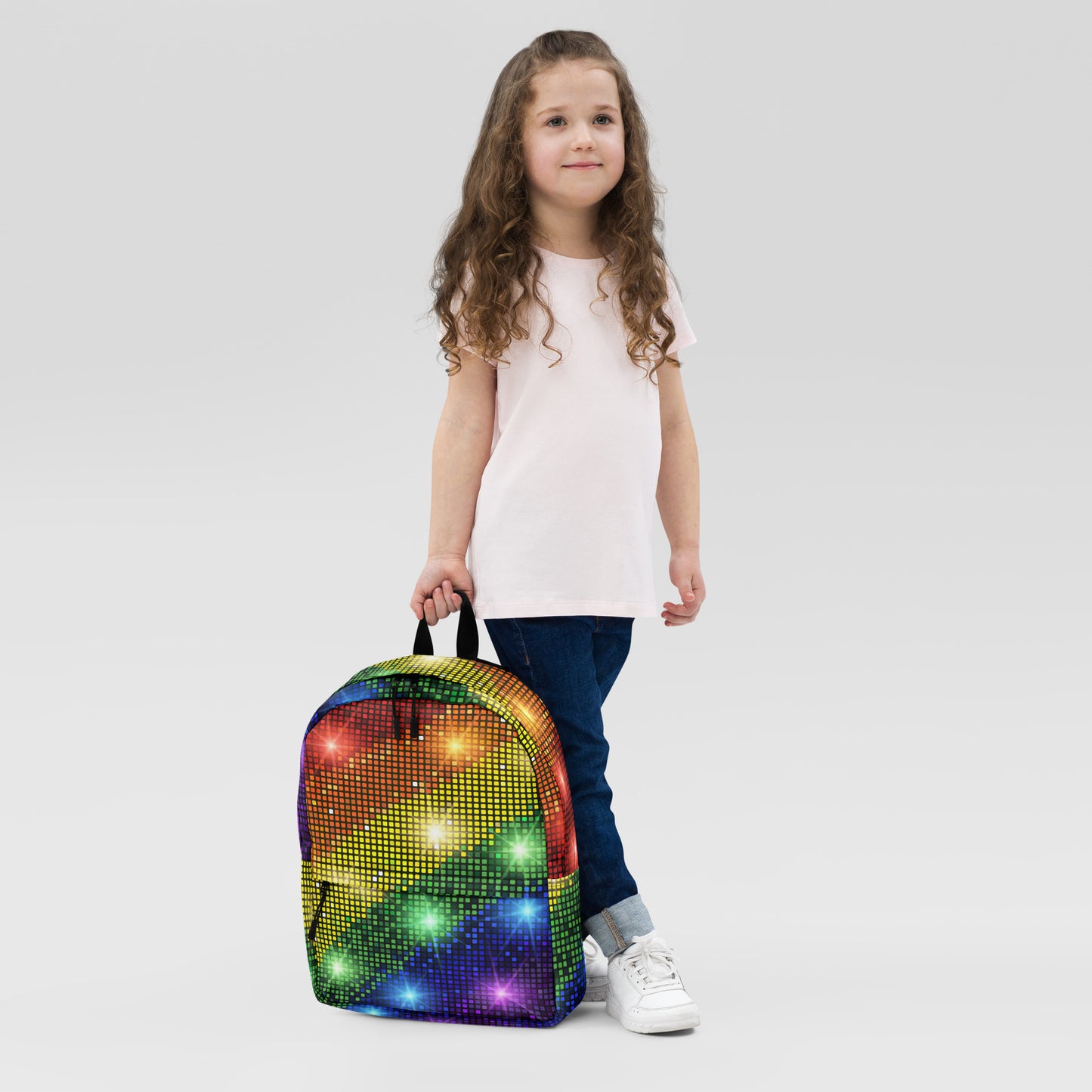 Gay Pride Rainbow Flag Backpack Bag All-Over Print Sparkling Unisex Backpack