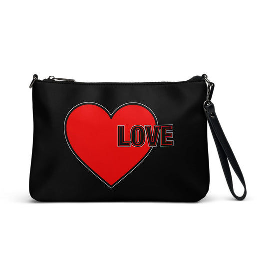 Love Is The Message Crossbody Bag Just Love Unisex Faux Leather Crossbody Bag