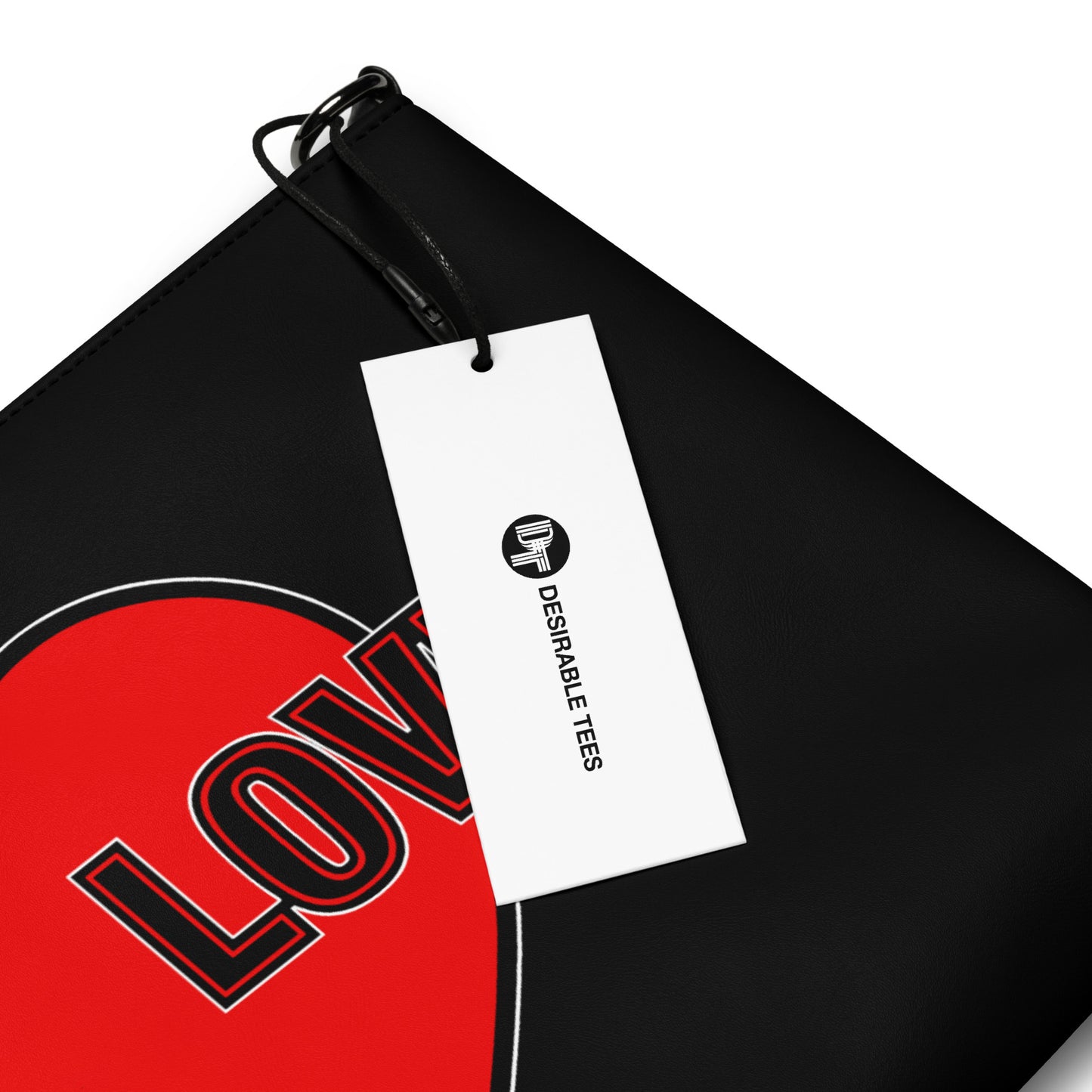 Love Is The Message Crossbody Bag Just Love Unisex Faux Leather Crossbody Bag