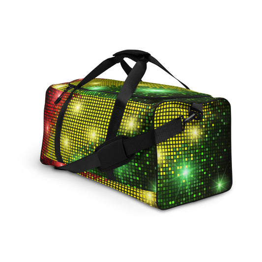 Women's Multicoloured Sparkling Jewel Duffle Bag