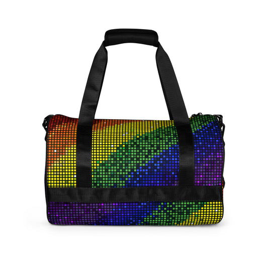Rainbow Gym Bag Multicoloured Bag All-Over Print Gym Bag