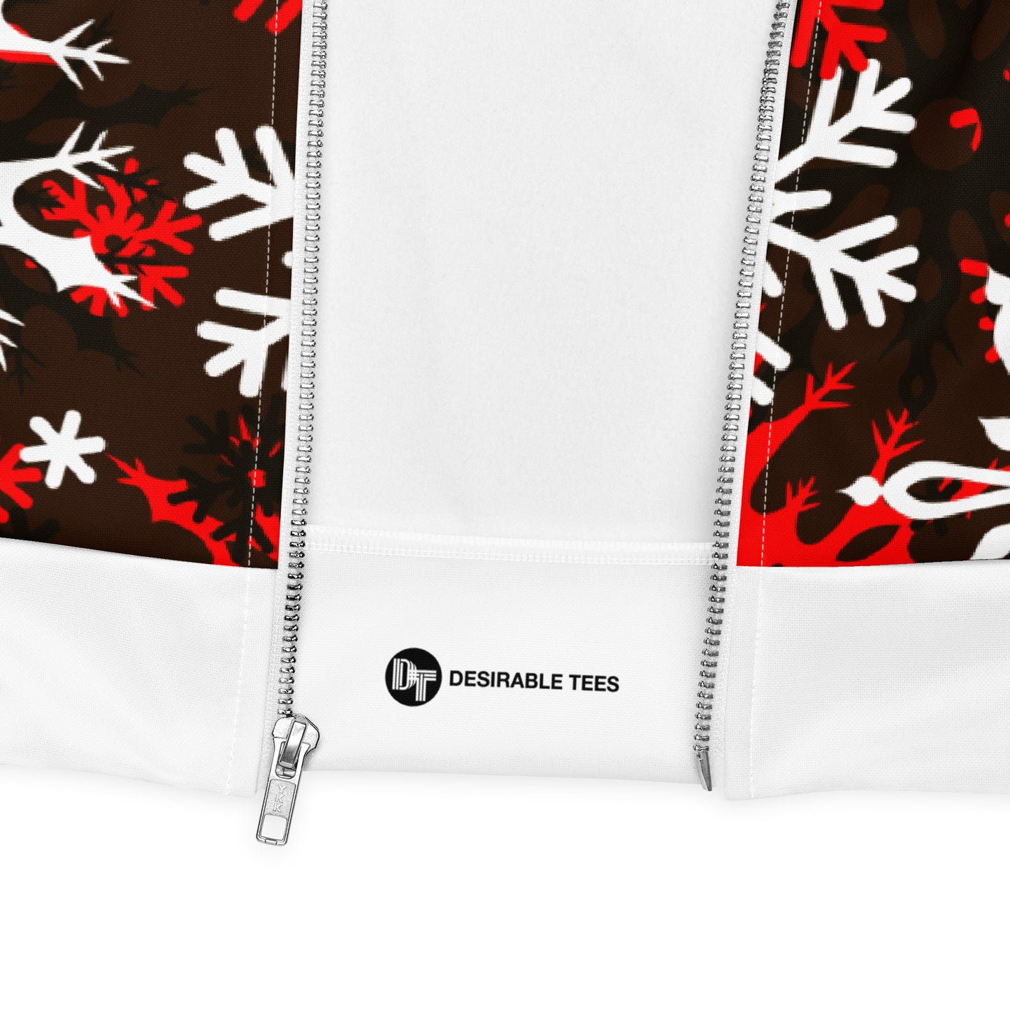 Christmas Party Jacket Oversized Snowflake Festive All-Over Print Unisex Bomber Jacket