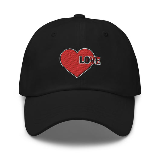 Love Is The Message Baseball Cap Dad Hat Just Love Unisex Cotton Baseball Cap