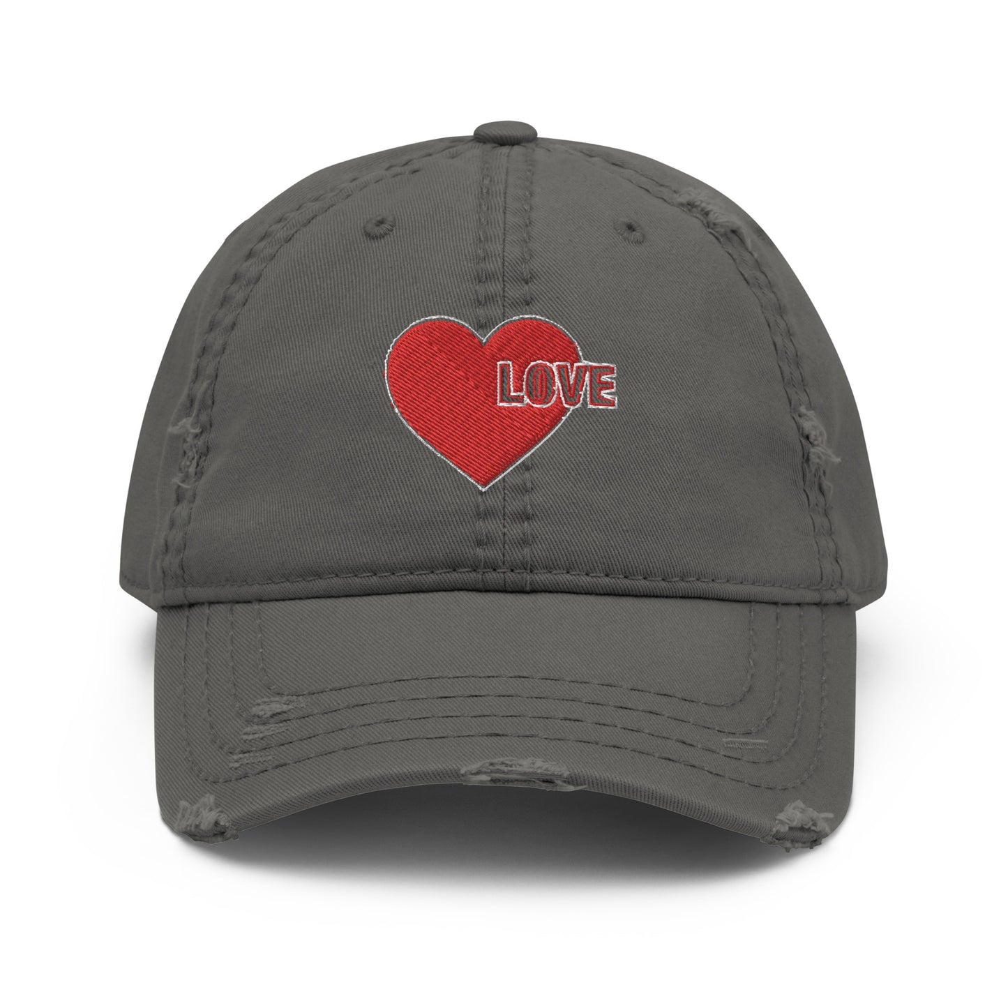 Love Is The Message Baseball Cap Distressed Dad Hat Just Love Unisex Cotton Baseball Cap