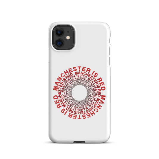 Manchester Is Red iPhone Snap Case Man United Football Supporter Premium Phone Case