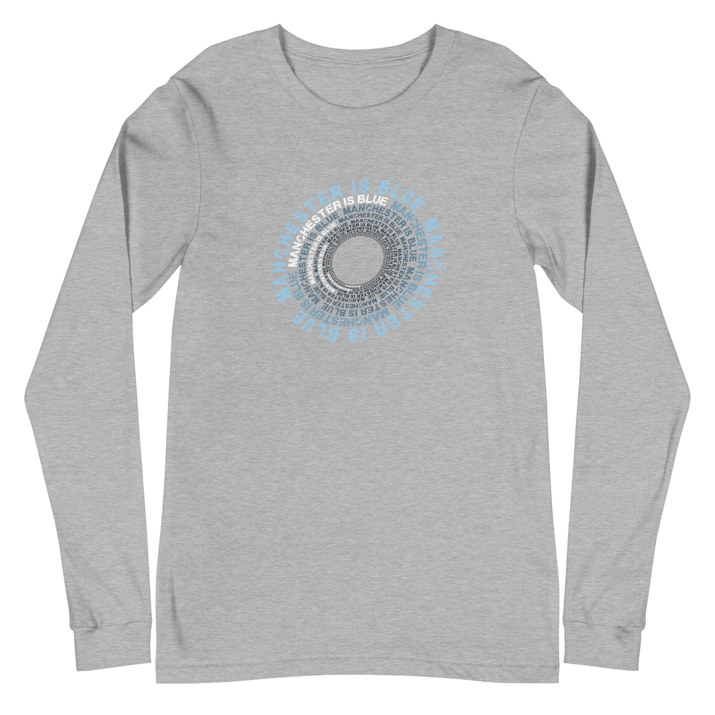 Manchester Is Blue Long Sleeve TShirt City Football Shirt Unisex Long Sleeve T-Shirt