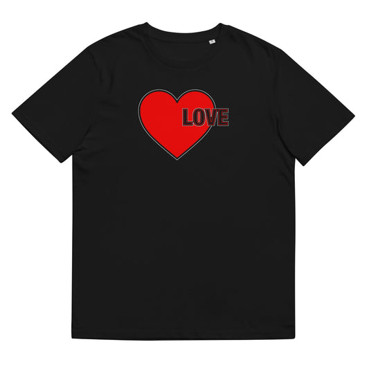 Love Is The Message T-Shirt Just Love T-Shirt Unisex Organic Cotton T-Shirt
