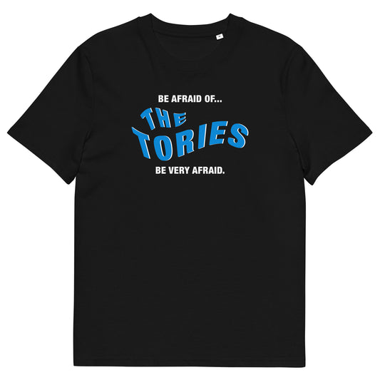 Stop The Tories Anti Tory Political UK Elections 2024 Unisex Organic Cotton T-Shirt