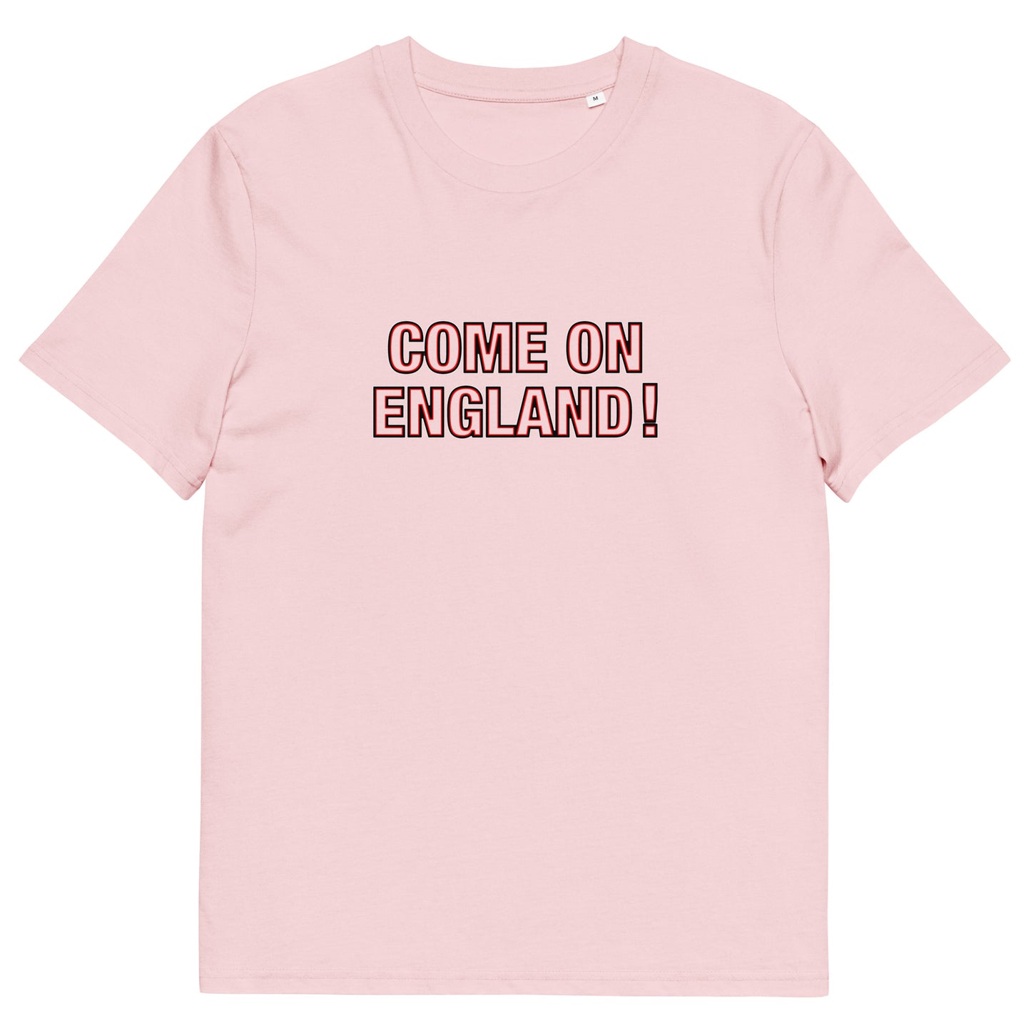 Come On England! Euro 2024 T-Shirt Unisex Organic Cotton T-Shirt