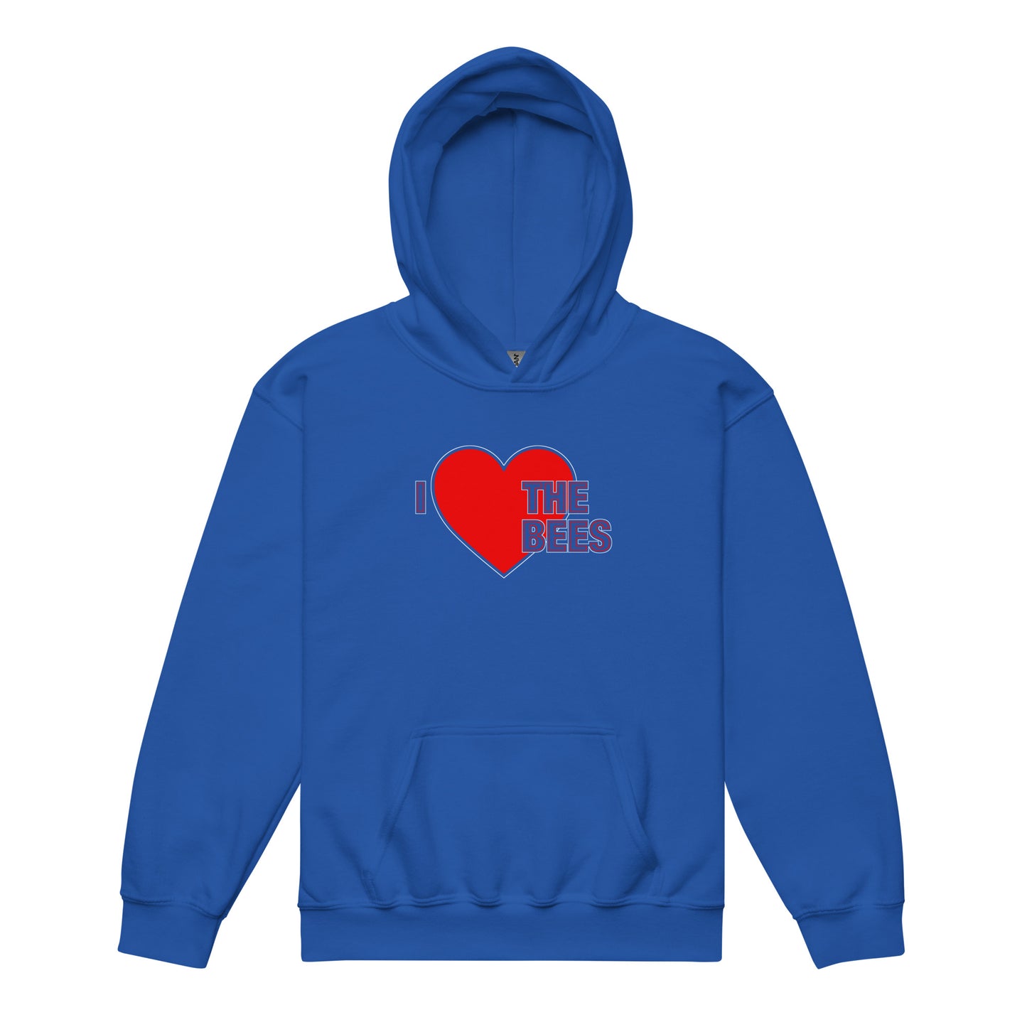 Brentford Hoodie I Love The Bees Hoodie Children's Unisex Youth Heavy Cotton Blend Hoodie