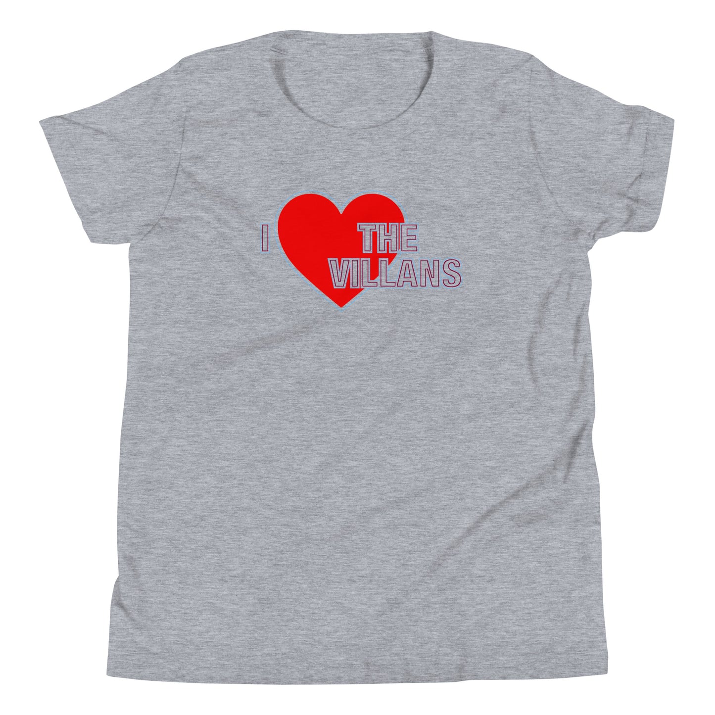 Aston Villa T-Shirt I Love The Villans Unisex Children's & Youth T-Shirt