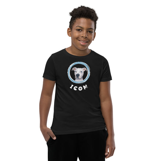 American Pitt Bull Terrier Dog TShirt Funny Dog Icon Shirt Unisex Kids T-Shirt