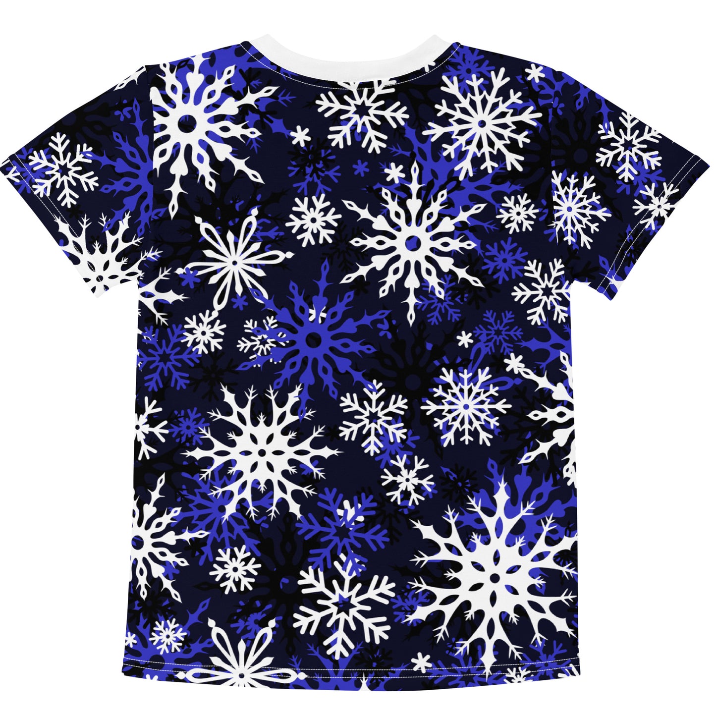 Toddlers Christmas TShirt Snowflake Festive Oversized All-Over Print Unisex Kids T-Shirt