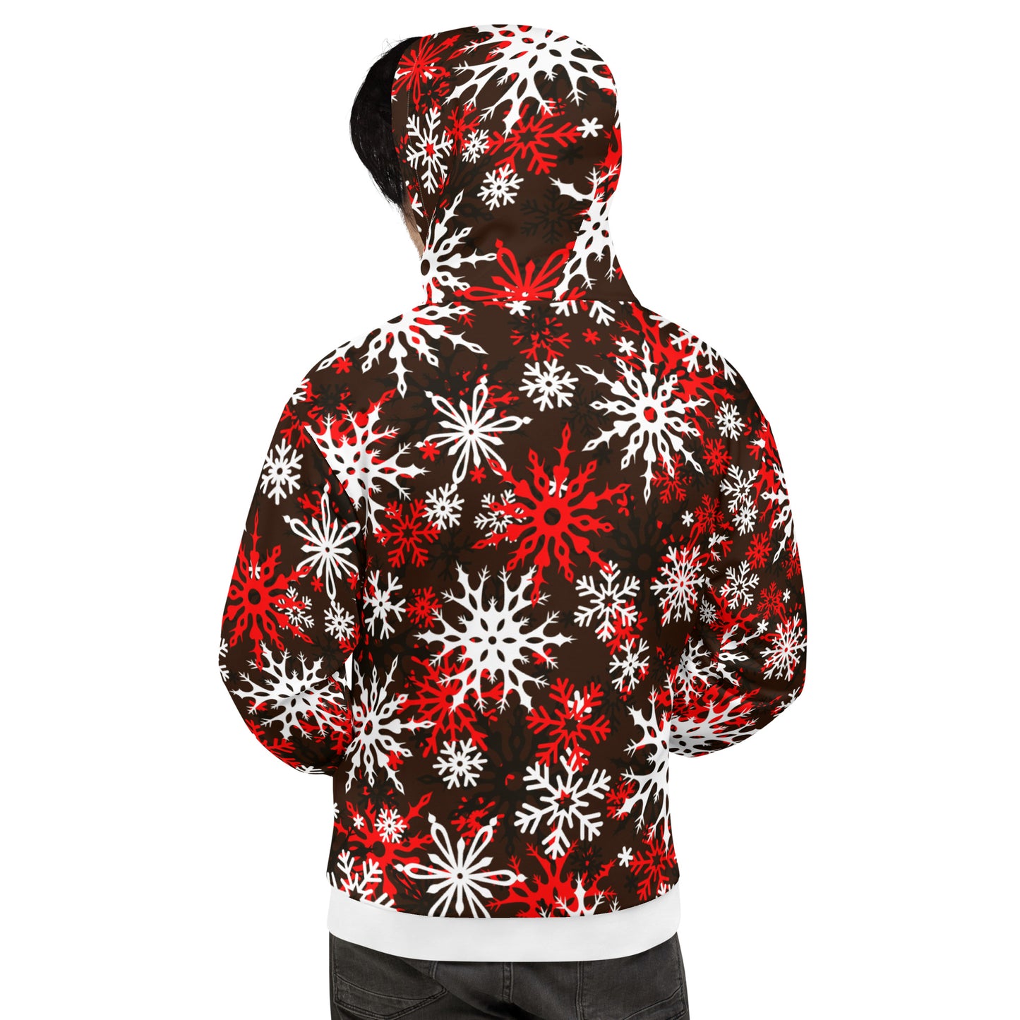 Christmas Themed Gift Hoodie Snowflake All-Over Print Unisex Hoodie