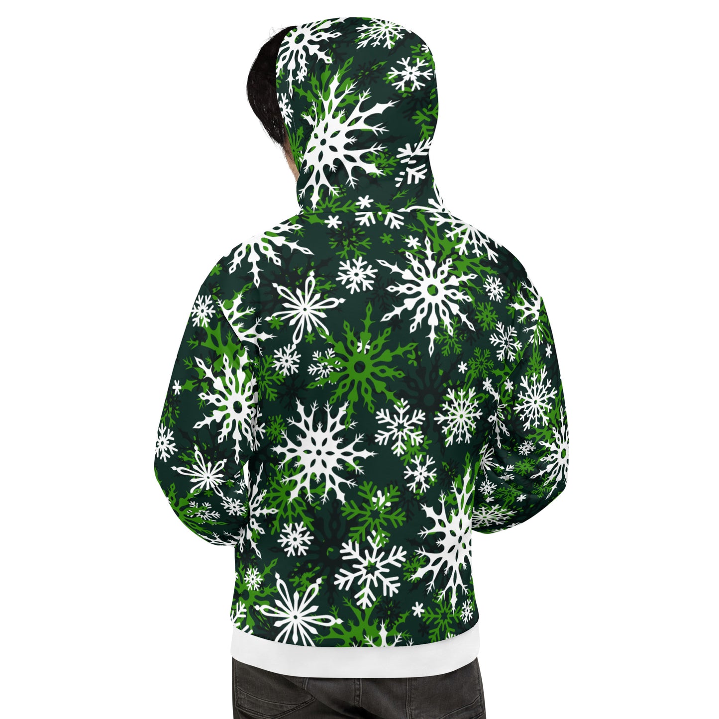 Christmas Themed Gift Hoodie Snowflake All-Over Print Unisex Hoodie