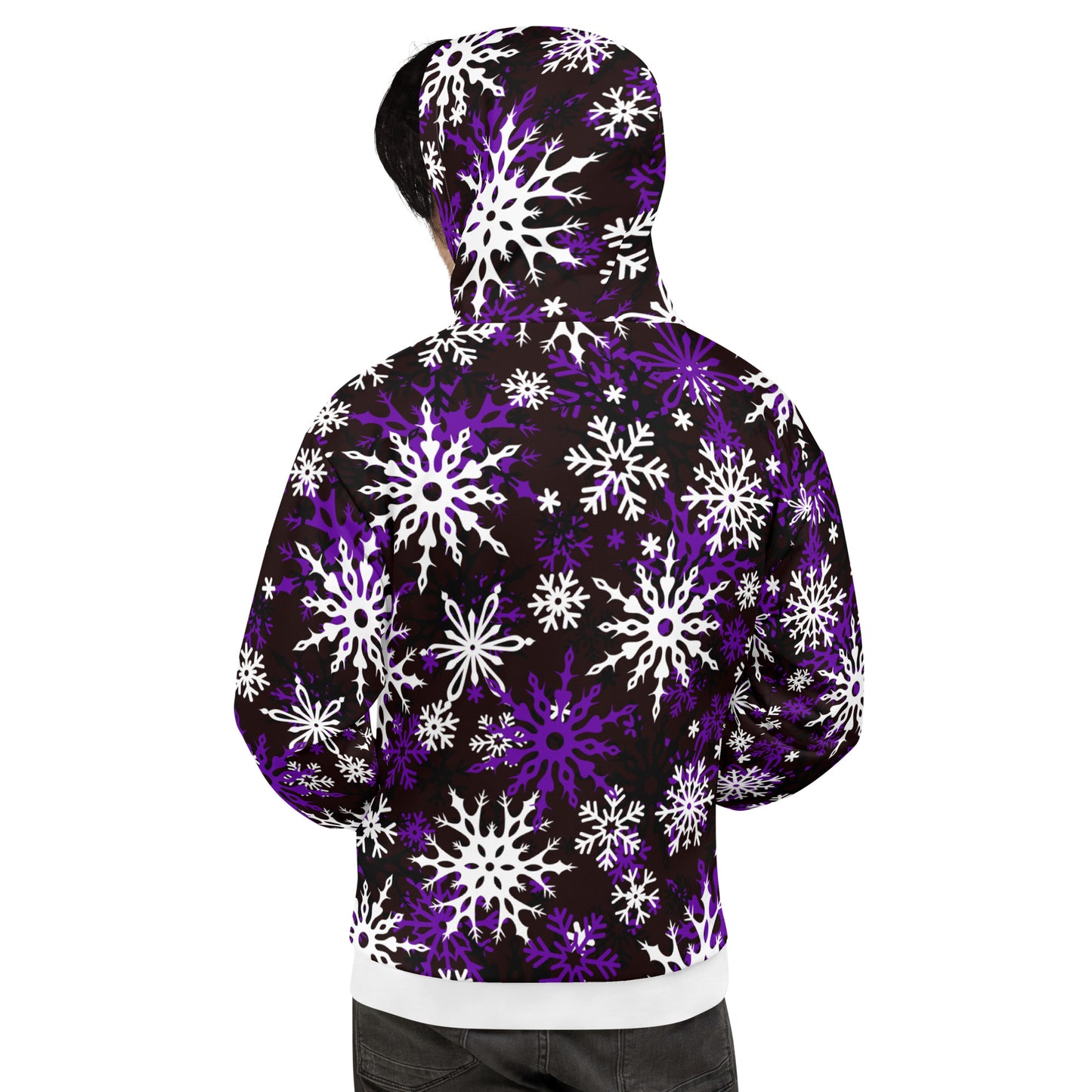 Christmas Themed Gift Hoodie Snowflake All-Over Print Unisex Hoodie