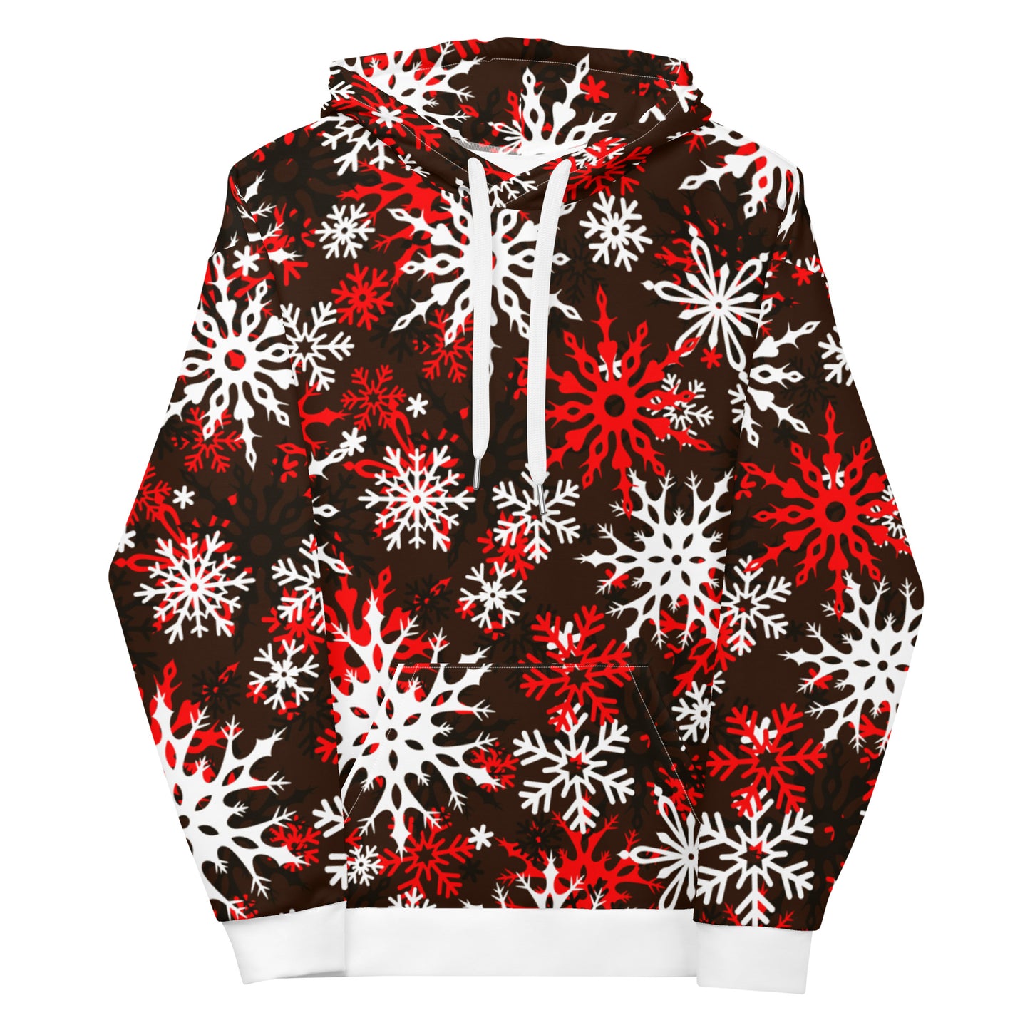 Christmas Themed Gift Hoodie Snowflake All-Over Print Unisex Hoodie