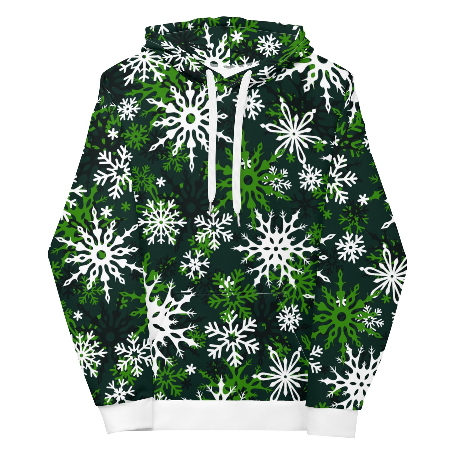 Christmas Themed Gift Hoodie Snowflake All-Over Print Unisex Hoodie