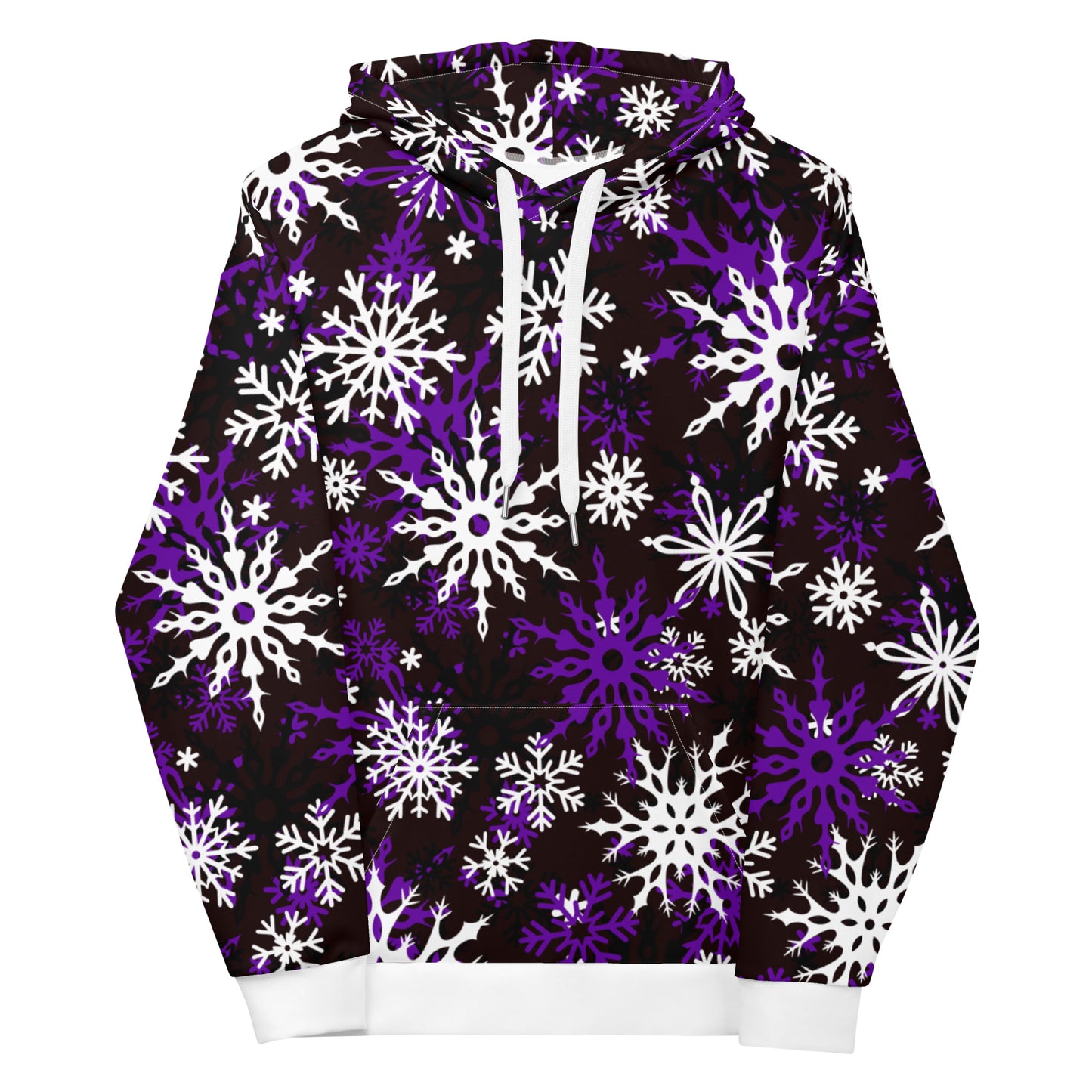 Christmas Themed Gift Hoodie Snowflake All-Over Print Unisex Hoodie