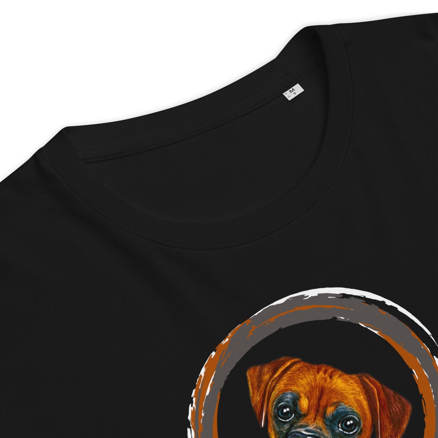 Boxer Dog TShirt Funny Dog Icon Shirt Unisex Organic Cotton T-Shirt