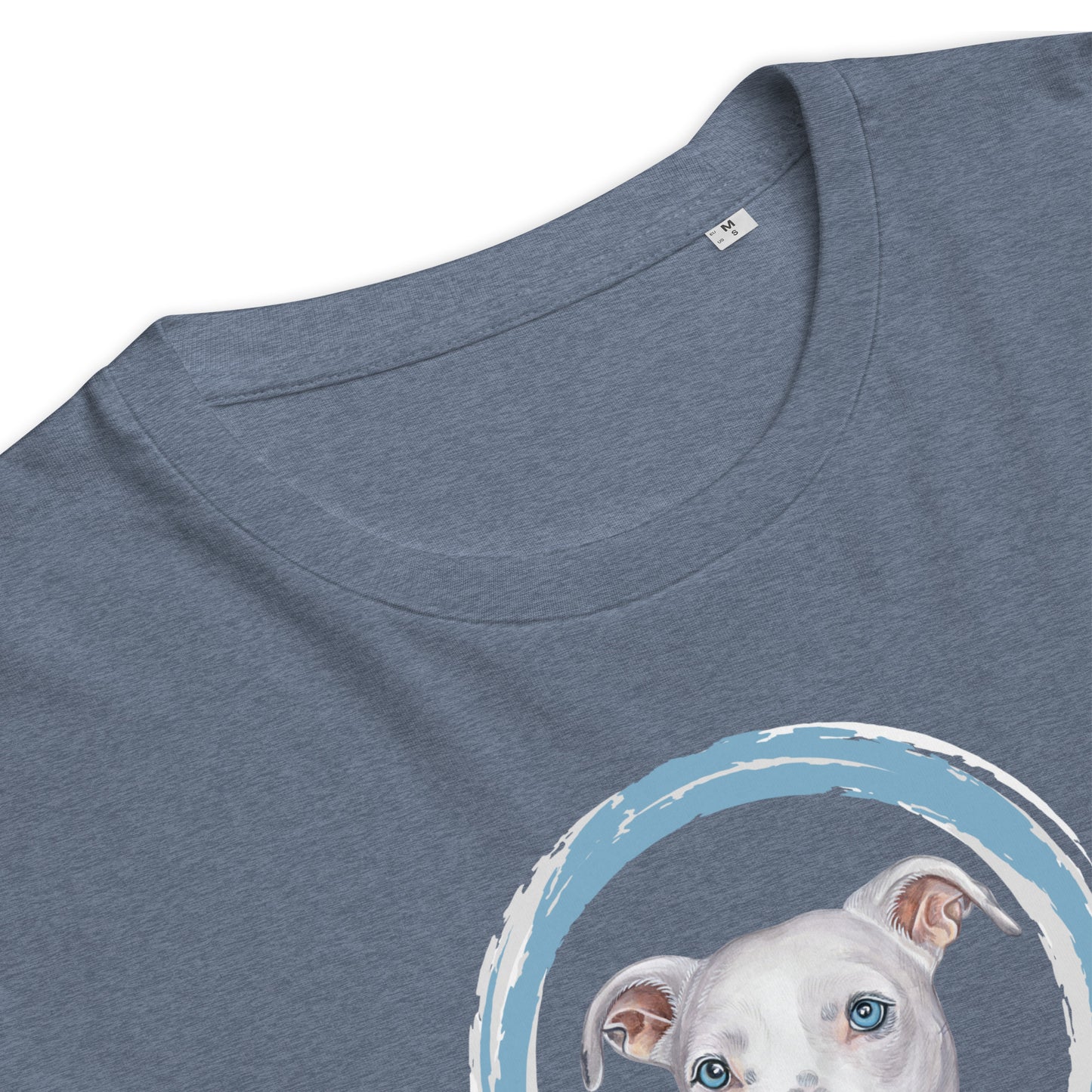 American Pitt Bull Terrier Dog TShirt Funny Dog Icon Shirt Unisex Organic Cotton T-Shirt