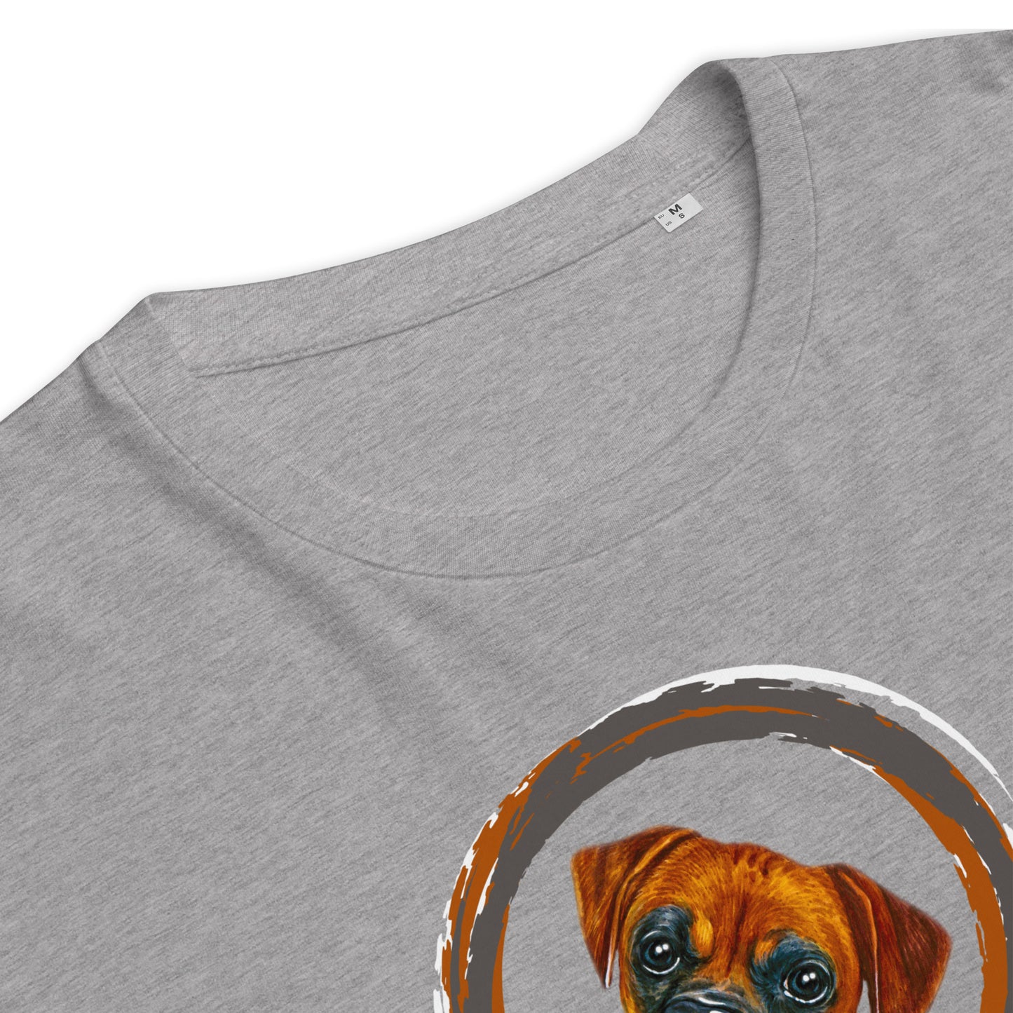 Boxer Dog TShirt Funny Dog Icon Shirt Unisex Organic Cotton T-Shirt